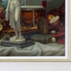 Hilltop Manor by Gyula Boros, original painting, detail