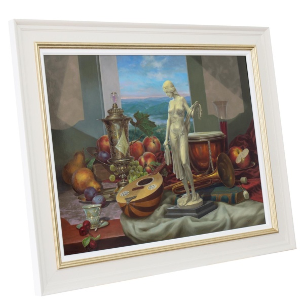 Hilltop Manor by Gyula Boros, original painting