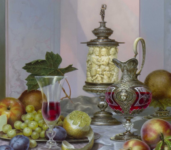 Still Life Splendour by Gyula Boros, original painting