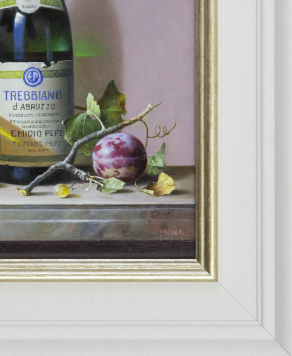 Trebbiano D’Abruzzo by Zoltan Preiner, original painting, detail