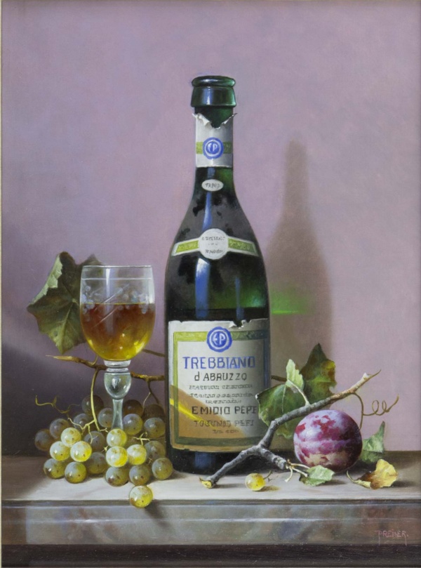 Trebbiano D’Abruzzo by Zoltan Preiner, original painting
