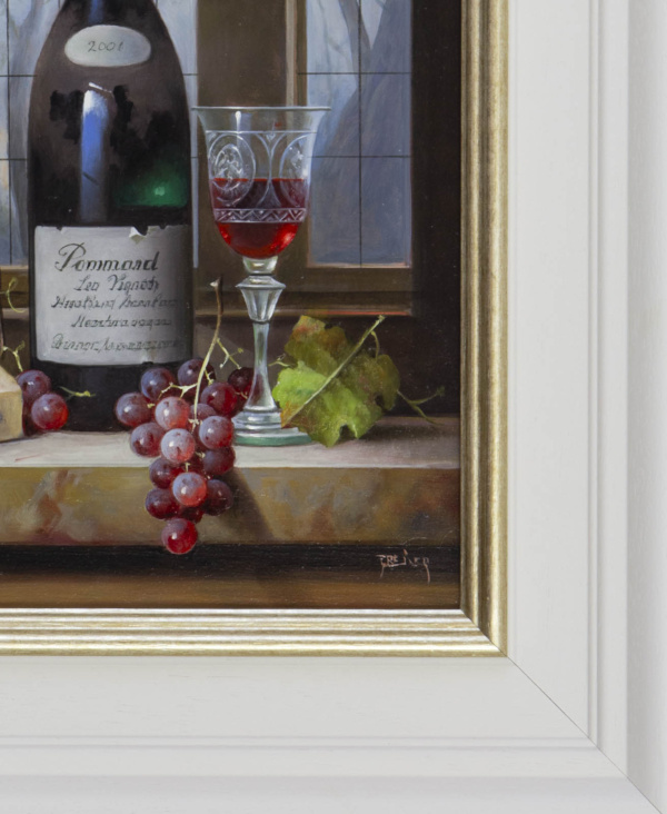 Pomerol, 2001 by Zoltan Preiner, original painting, detail