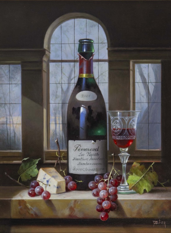 Pomerol, 2001 by Zoltan Preiner, original painting