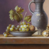 Grapes & Walnuts by Zoltan Preiner, original painting