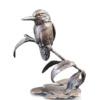 kingfisher bronze sculpture by dean kendrick
