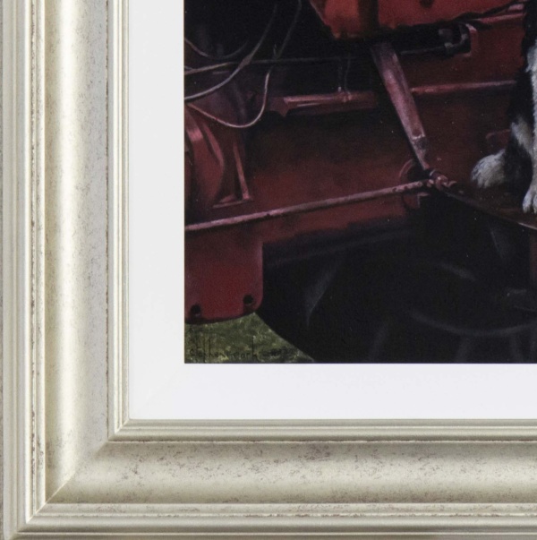 Standing Guard by Stephen Park, original painting, detail