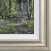 Bluebell Walk by Stephen Hawkins, original painting, detail