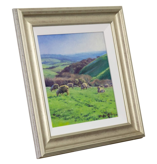 South Downs Pastures by Stephen Hawkins, original painting