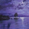 Clair De Lune, Derwent Water by Andrew Grant Kurtis, original painting