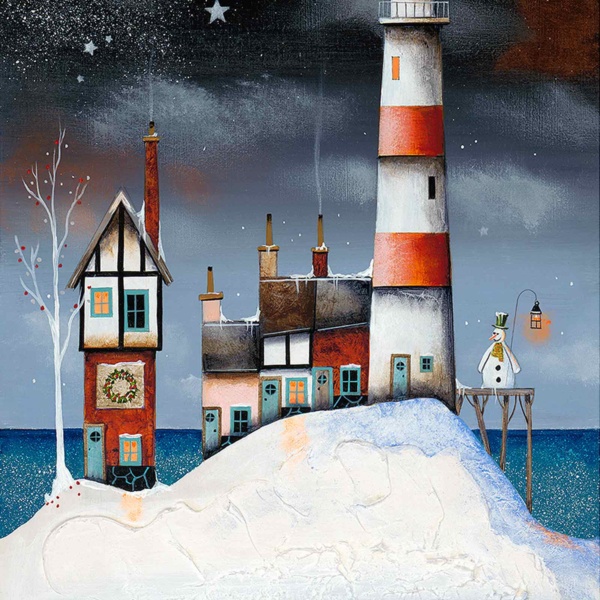 The Night Before Christmas by Gary Walton, limited edition print, detail