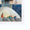 Harbourside Boatyard by Gary Walton, limited edition print, detail