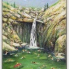 Waterfall Magic by Antonio Navarro (Casimiro), original painting