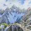 Alpine Ride by Antonio Navarro (Casimiro), original painting
