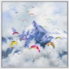 Paragliding by Antonio Navarro (Casimiro), original painting
