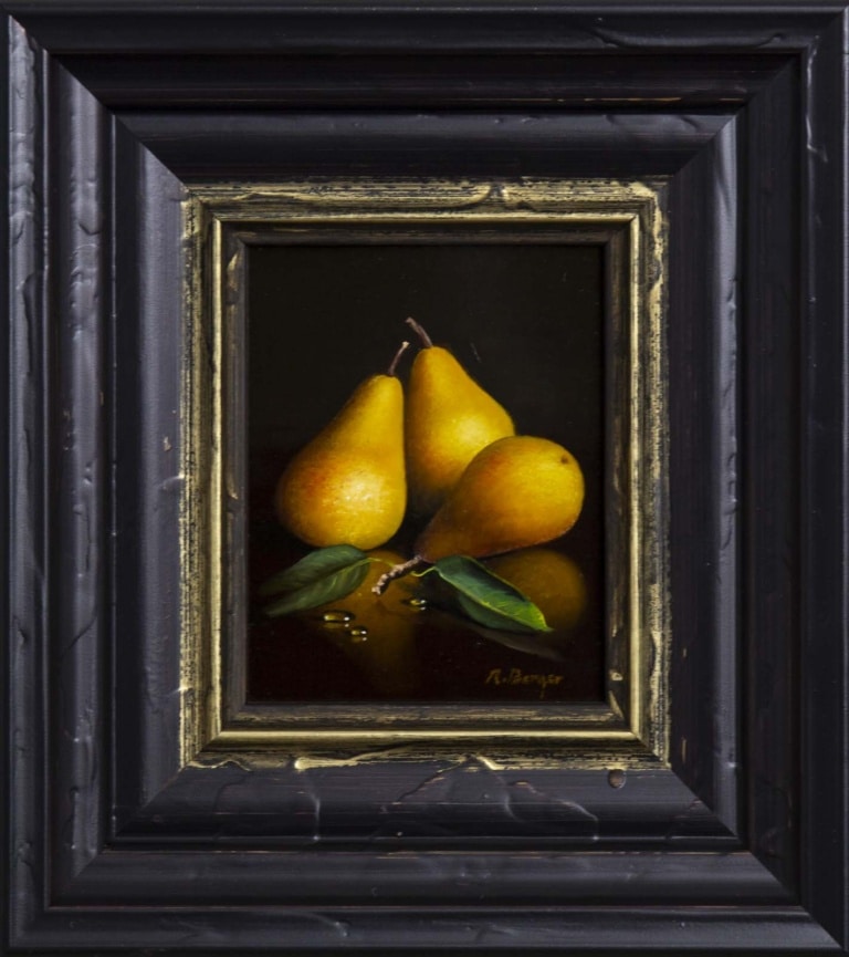 Trio Of Pears (Vertical Commission) by Ronald Berger