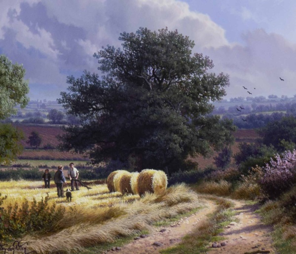 Bridleway To Weedon, Northamptonshire by Daniel Van der Putten, original painting