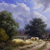 Bridleway To Weedon, Northamptonshire by Daniel Van der Putten, original painting
