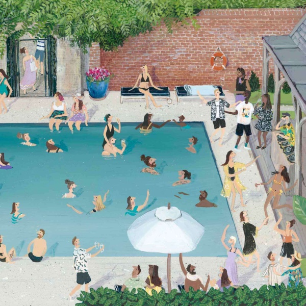 Lido By The Lake by Jenni Murphy, limited edition print