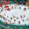 City Skaters by Jenni Murphy, limited edition print, detail