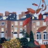 City Skaters by Jenni Murphy, limited edition print, detail