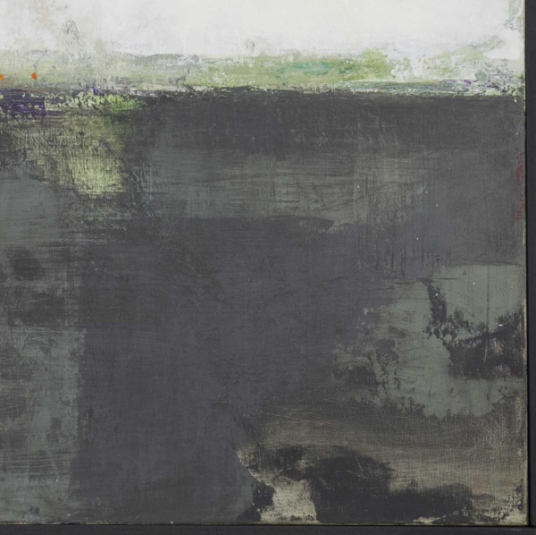 The Space Between by Marco Ariè, original painting, detail