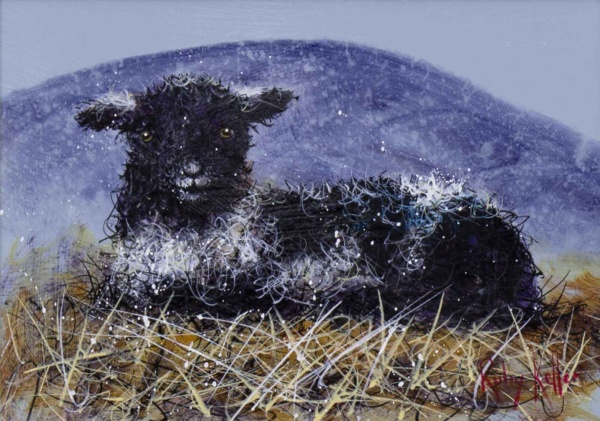 The Black Sheep by Ruby Keller, original painting