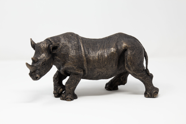Black Double Horned Rhino