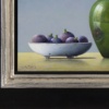 Figs With Green Pot Still Life by Lion Feijen, original painting, detail