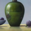 Figs With Green Pot Still Life by Lion Feijen, original painting