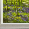 Bluebell Woodland Walk by Gerhard Nesvadba, original painting, detail