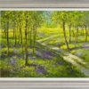 Bluebell Woodland Walk by Gerhard Nesvadba, original painting