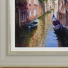 Summer’s Afternoon, Venice by Raffaele Fiore, original painting, detail