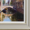 Leisurely Afternoon, Venice by Raffaele Fiore, original painting, detail