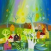 Dancing Lights by Sunita Khedekar, original painting