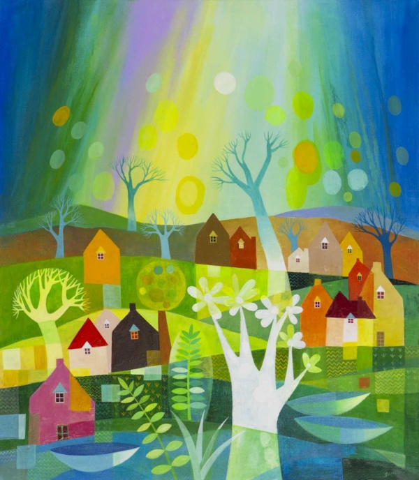 Dancing Lights by Sunita Khedekar, original painting