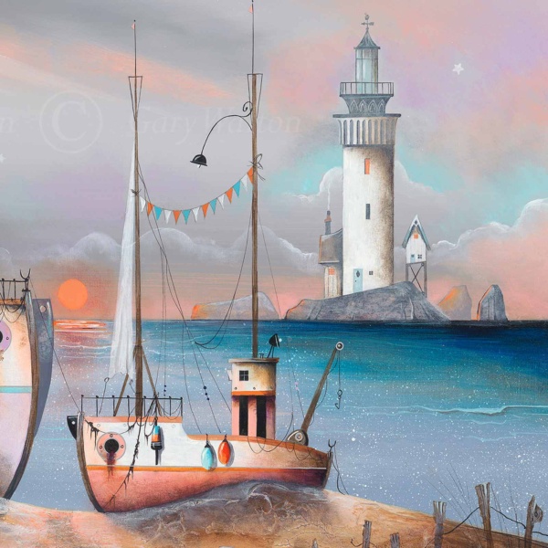 In The Pink by Gary Walton, limited edition print, detail