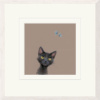 Butterflies, Black Cat by Nicky Litchfield, limited edition print