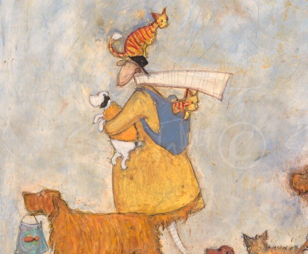 A Gingery Sort Of Day by Sam Toft, limited edition print, detail