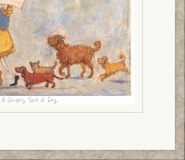 A Gingery Sort Of Day by Sam Toft, limited edition print, detail
