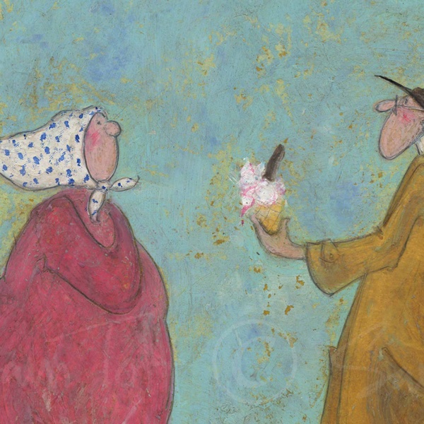 More Than Words Can Say by Sam Toft, limited edition print, detail