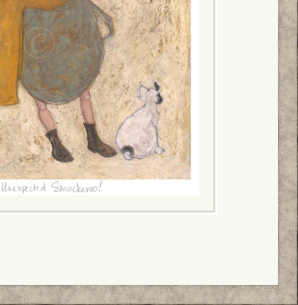 The Unexpected Smackeroo by Sam Toft, limited edition print, detail