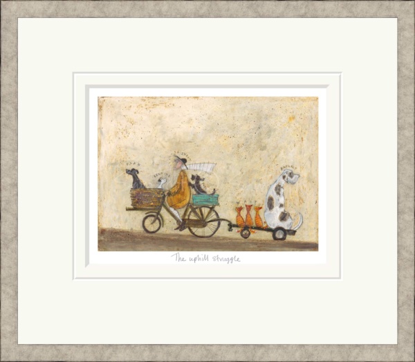 The Uphill Struggle by Sam Toft, limited edition print