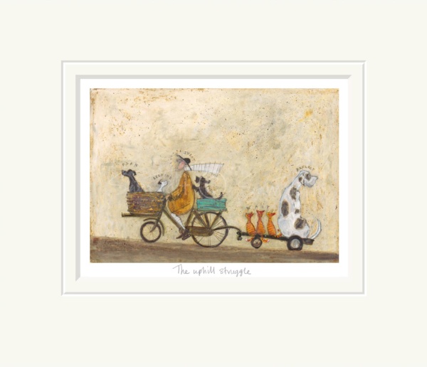 The Uphill Struggle by Sam Toft, limited edition print
