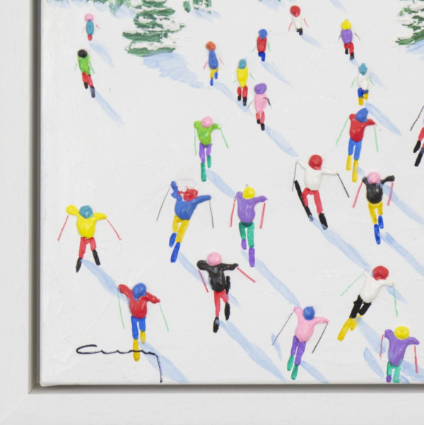 Ski Dreams by Antonio Navarro (Casimiro), original painting