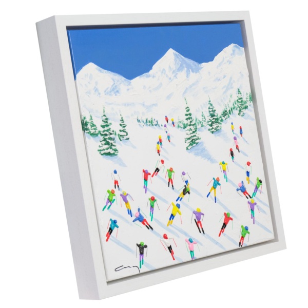Ski Season by Antonio Navarro (Casimiro), original painting