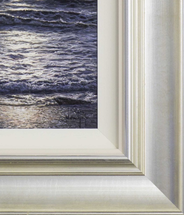 A New Day Begins by Alfredo Navarro, original painting, detail