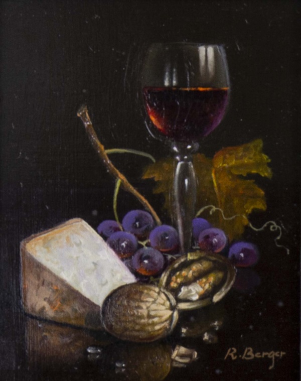 Dessert Wine by Ronald Berger, original painting