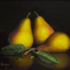 Three Pears by Ronald Berger, original painting