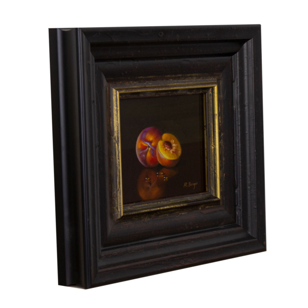 Pair Of Nectarines by Ronald Berger, original painting