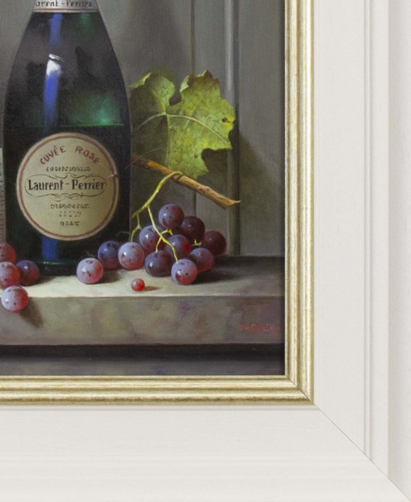 Laurent Perrier, Cuvée Rosé by Zoltan Preiner, original painting, detail